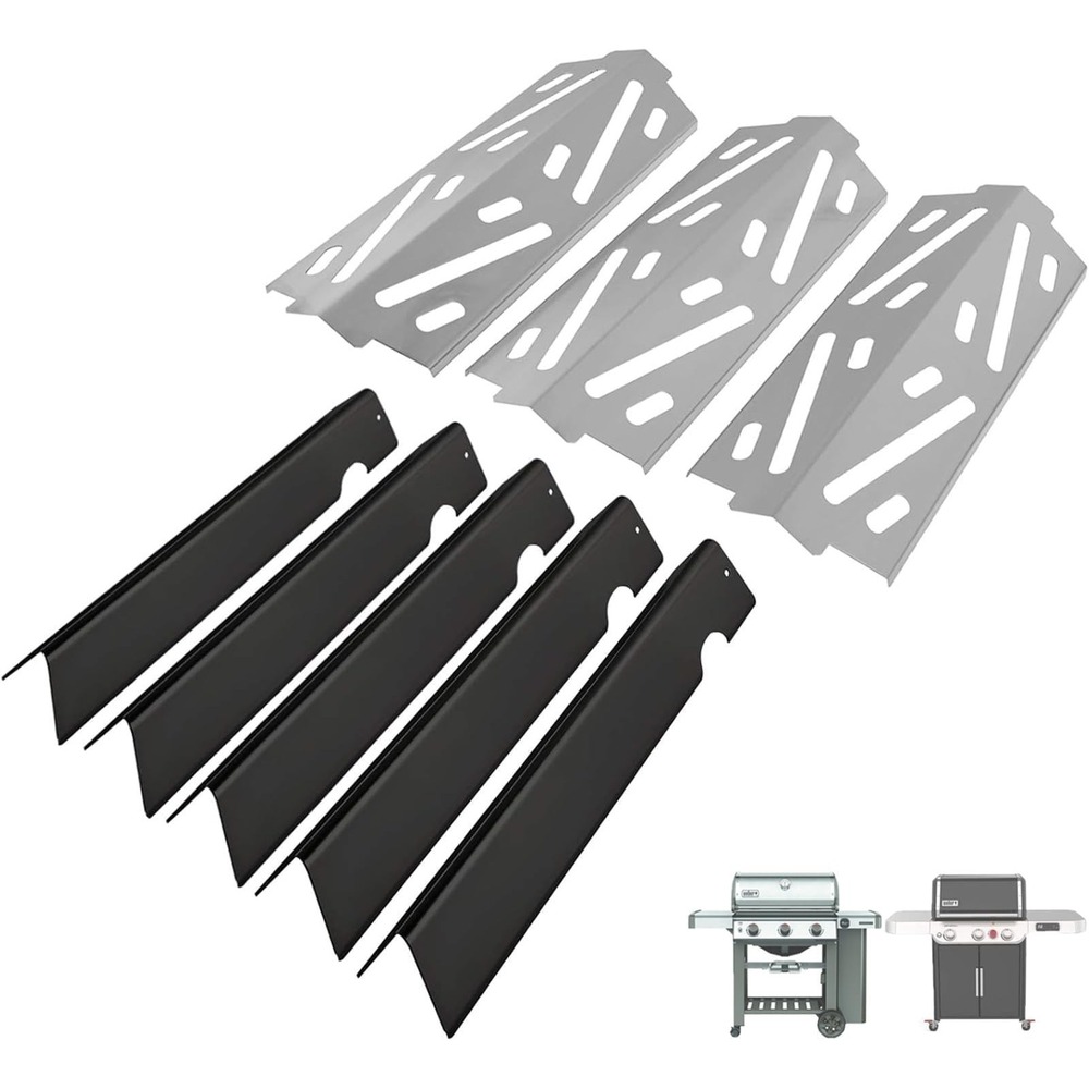 Weber Genesis II 300 Flavorizer Bars Heat Deflector GS4 Replacement‎ Parts Kit